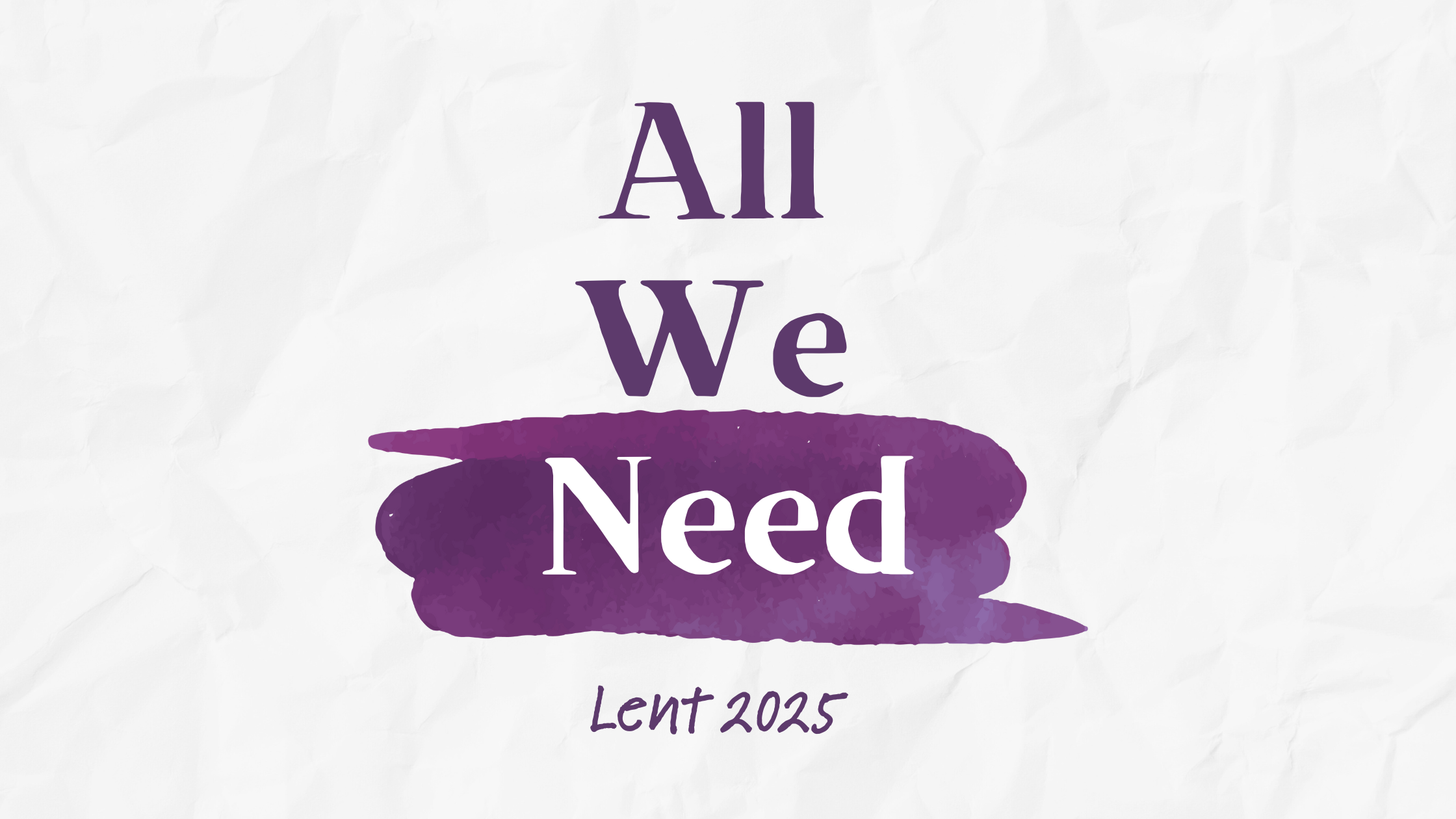 All We Need (2025)